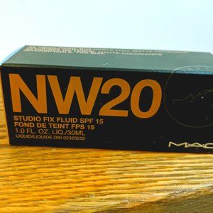 Brand New MAC NW20 Studio Fix Fluid SPF 15